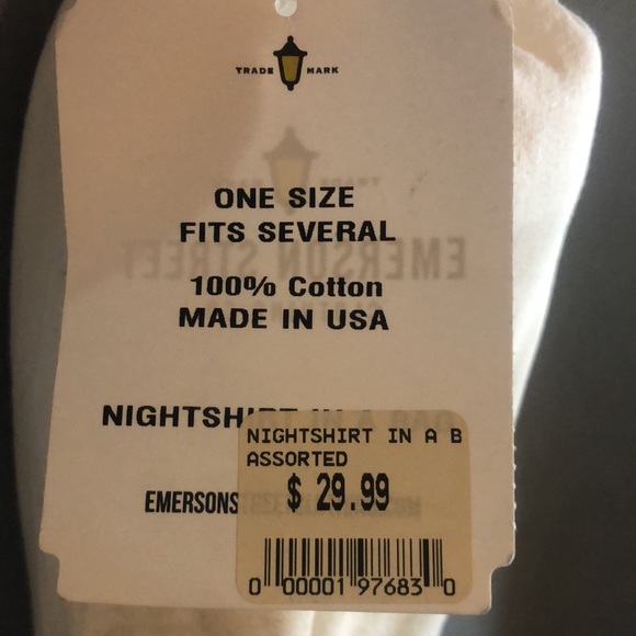🪩O/S 🆕 Nightshirt in a bag - Picture 3 of 5